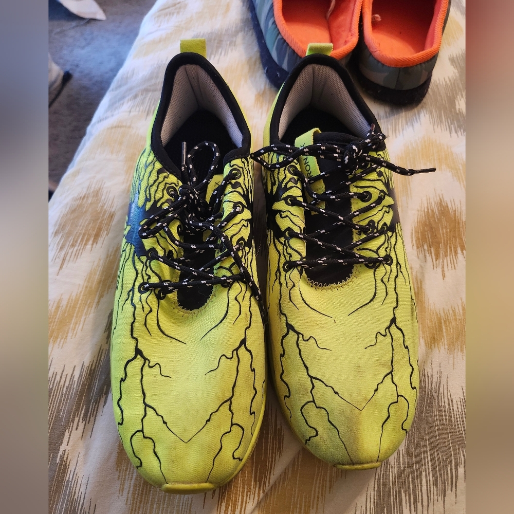 Kids Neon Green Athletic Shoes